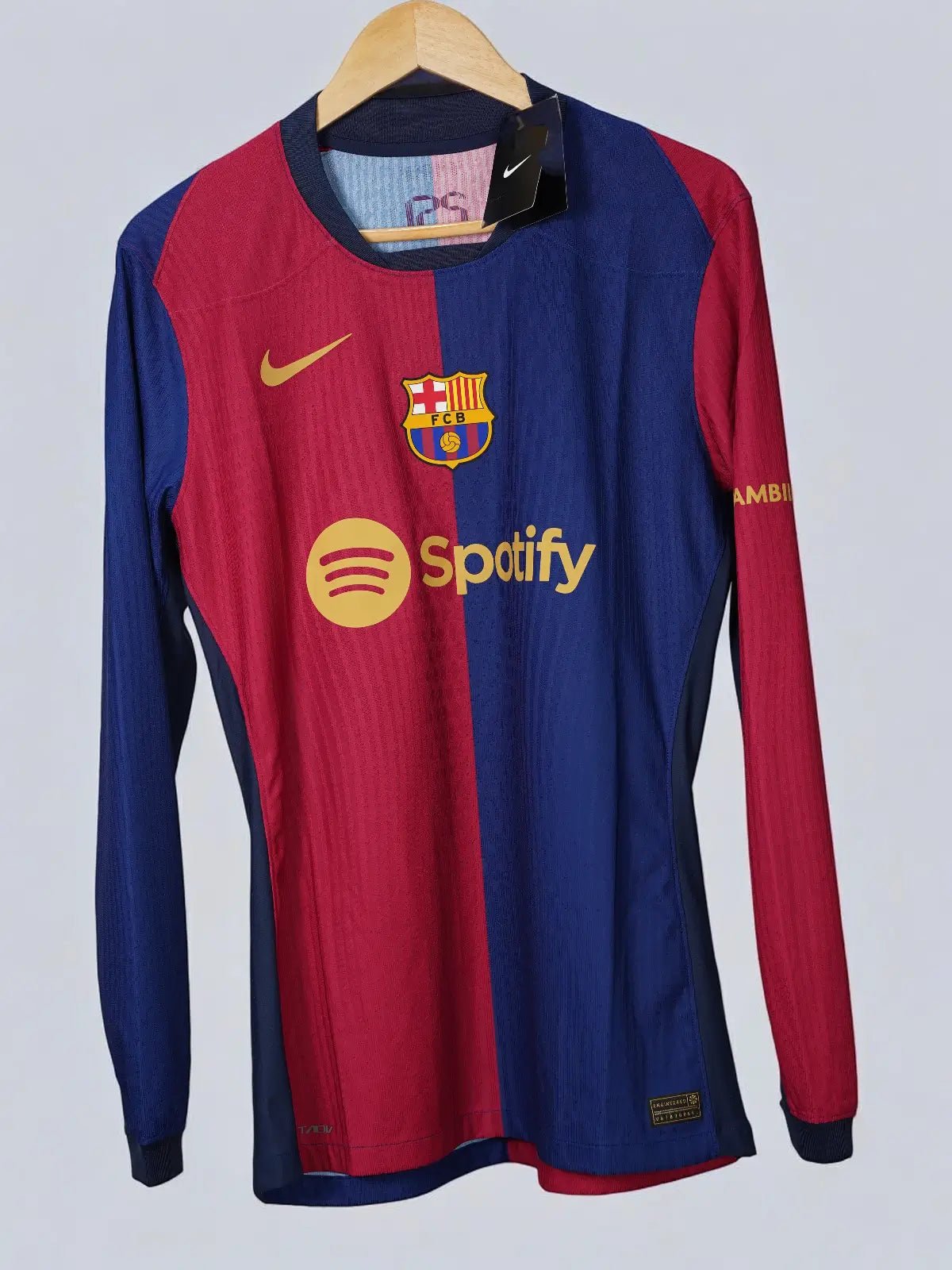 FC Barcelona Home Shirt Player Issue L/S 2024/25 Lamine Yamal 19 (L)