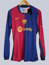 FC Barcelona Home Shirt Player Issue L/S 2024/25 Lamine Yamal 19 (L)