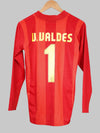 FC Barcelona Third Keeper Shirt 2007/8 V.Valdes #1 (XL Kids)