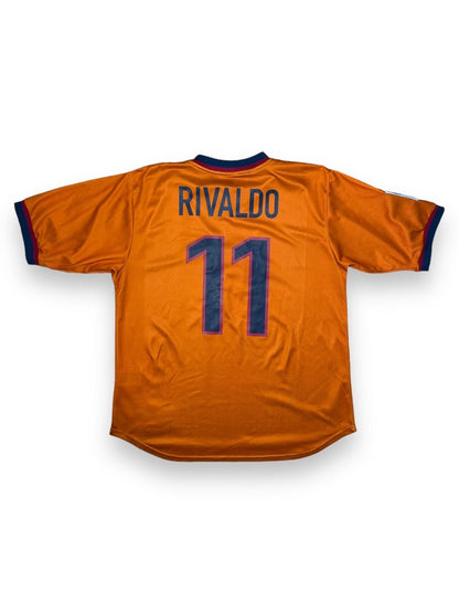 FC Barcelona Third Shirt 1998/99 Rivaldo #11 - 9/10 - L