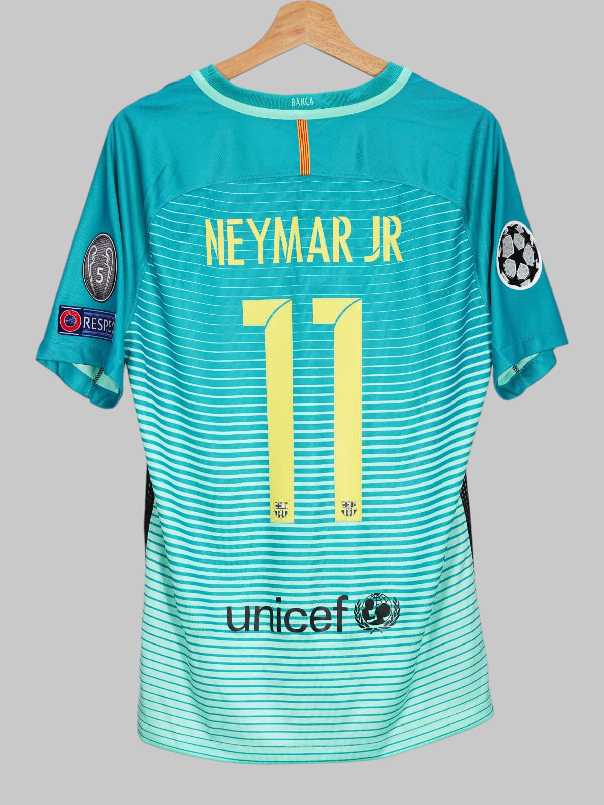 2016/17 Barcelona Neymar Jr #11 Third Shirt (M) Nike | First11