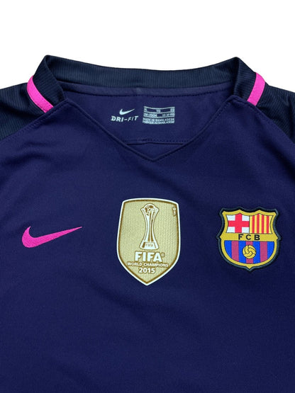 FC Barcelona Third Shirt 2016/17 Suarez #9 - 9/10 - XL Kids