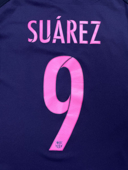 FC Barcelona Third Shirt 2016/17 Suarez #9 - 9/10 - XL Kids