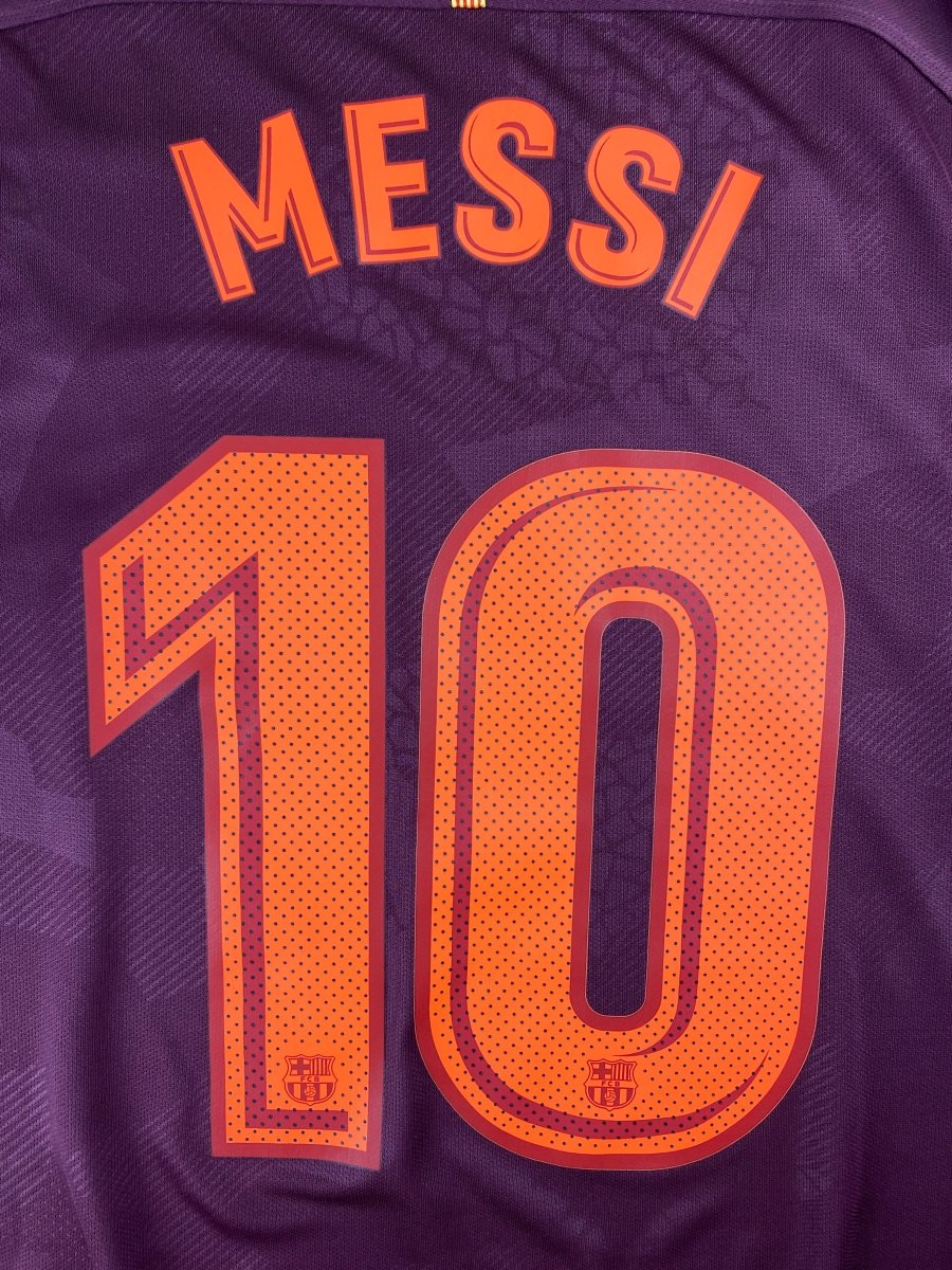 FC Barcelona Third Shirt 2017/18 Messi #10 - 9/10 - S