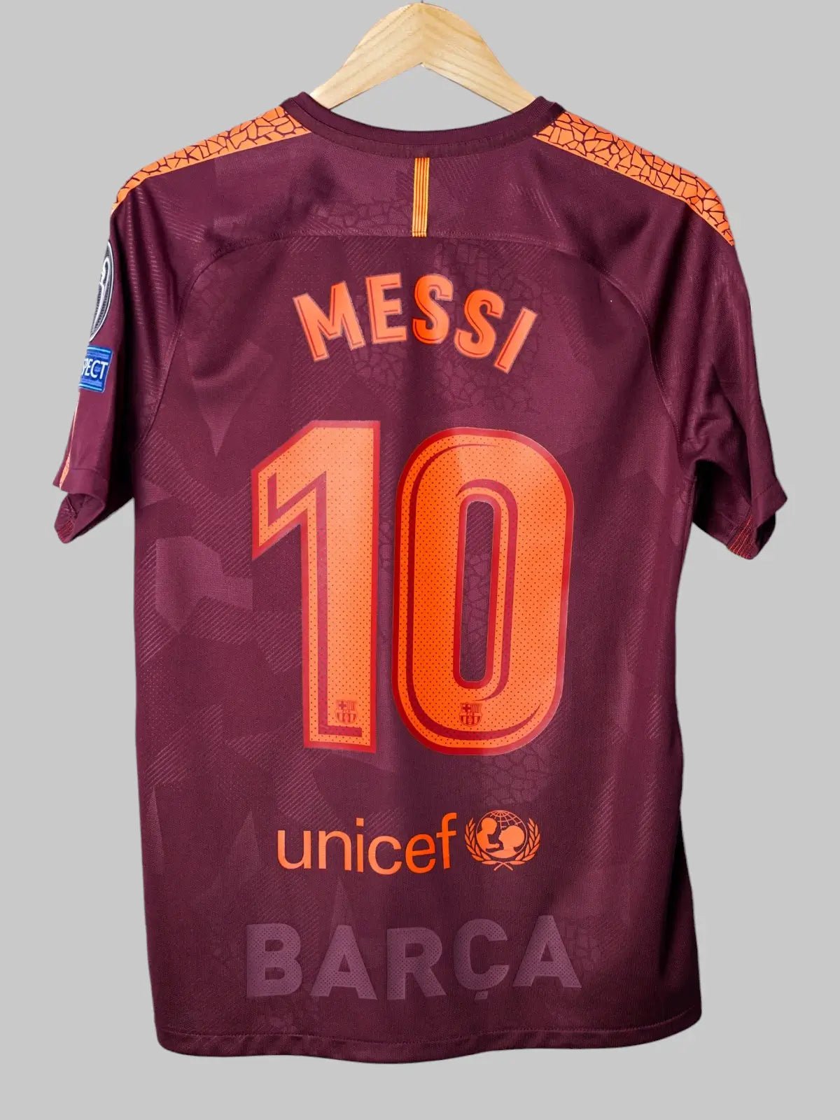 FC Barcelona Tercera Camiseta 2017/18 Messi 10 (S)