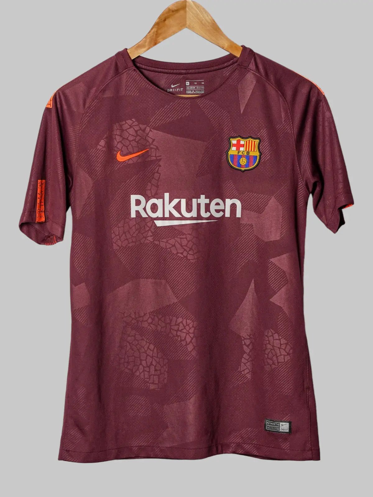 FC Barcelona Tercera Camiseta 2017/18 (XL Niños)