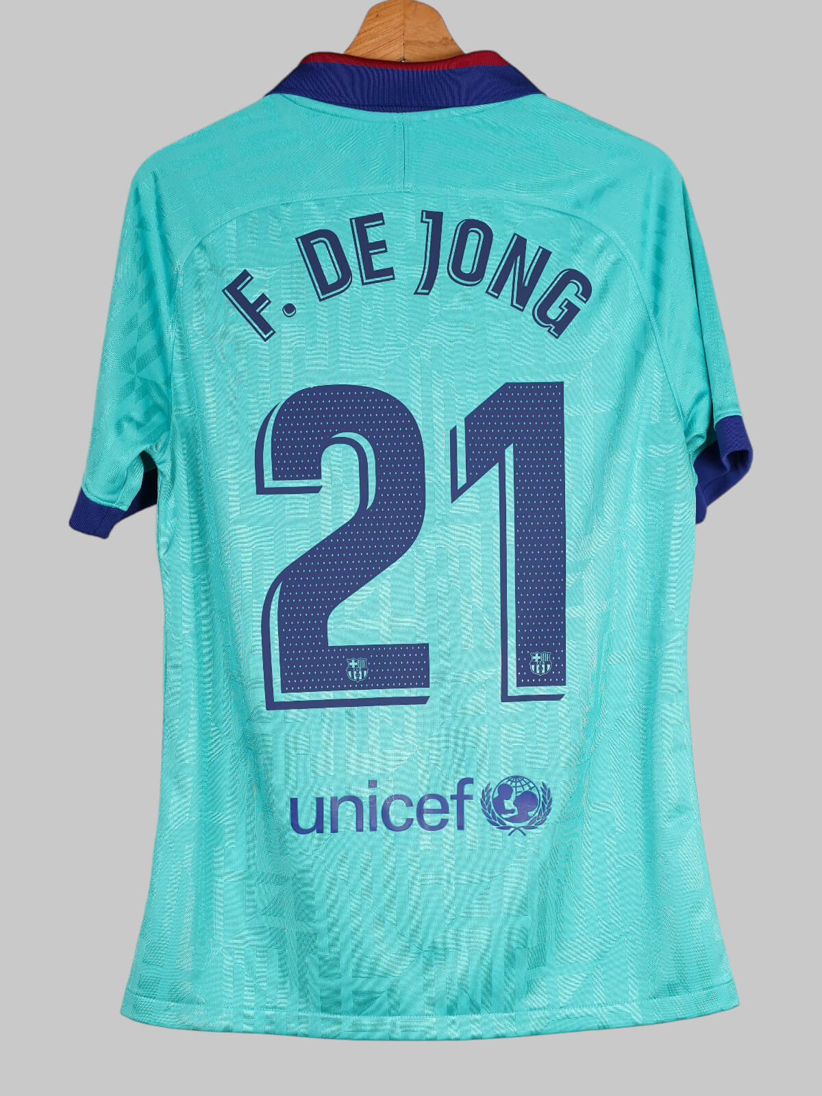 2019/20 Barcelona de Jong #21 Third Shirt (M) Nike | First11
