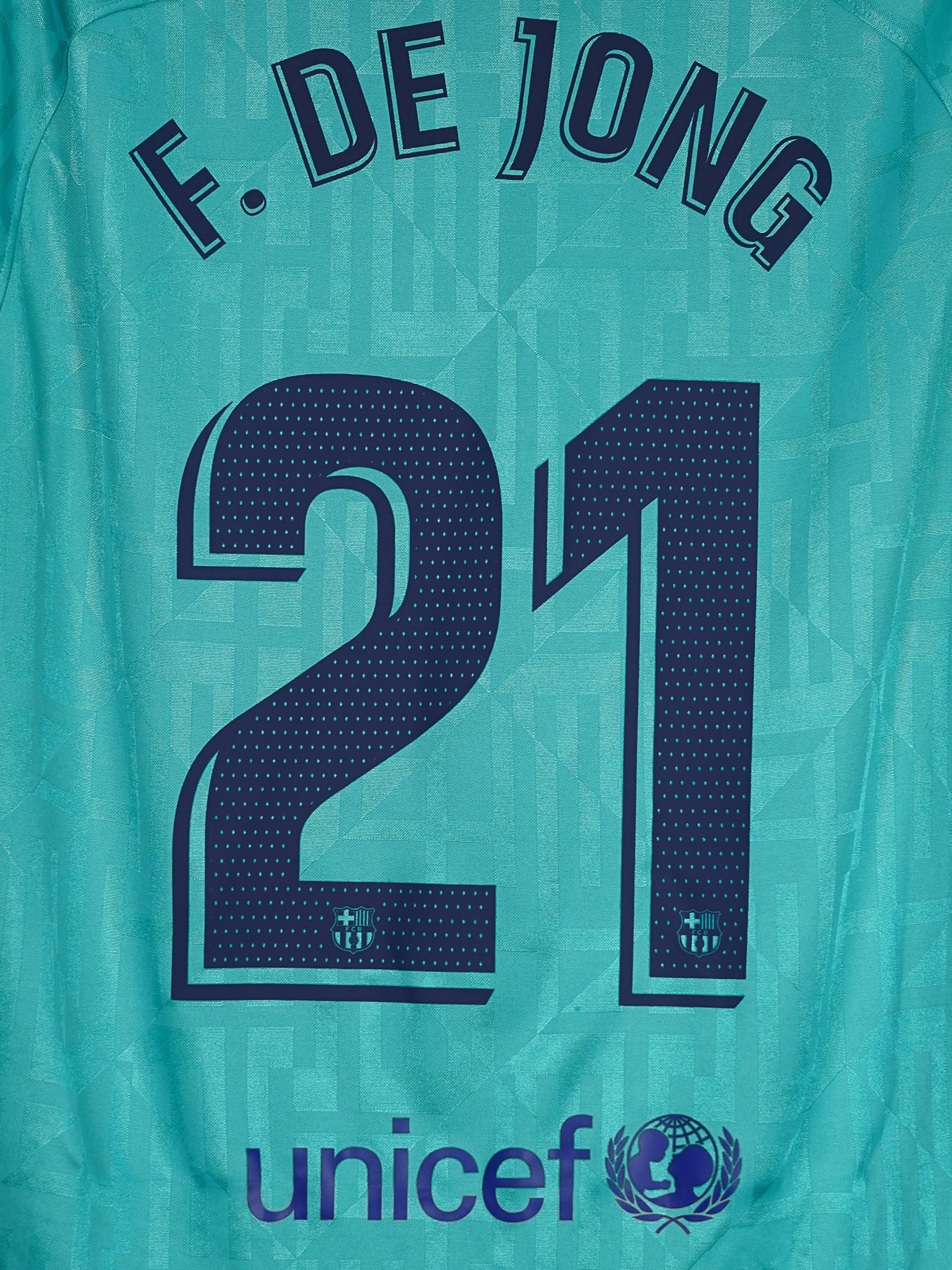 2019/20 Barcelona de Jong #21 Third Shirt (XL) Nike | First11