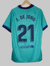 FC Barcelona Third Shirt 2019/20 F. de Jong #21 (XL)