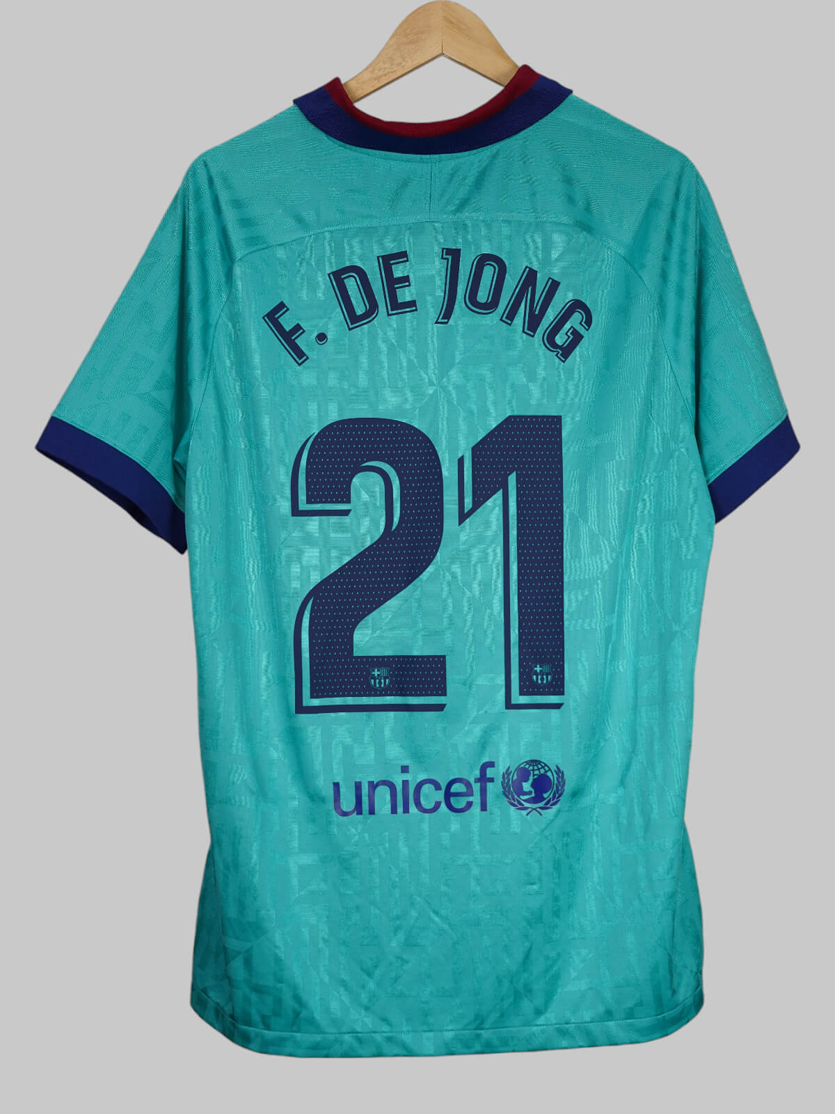 FC Barcelona Third Shirt 2019/20 F. de Jong 21 (XL)