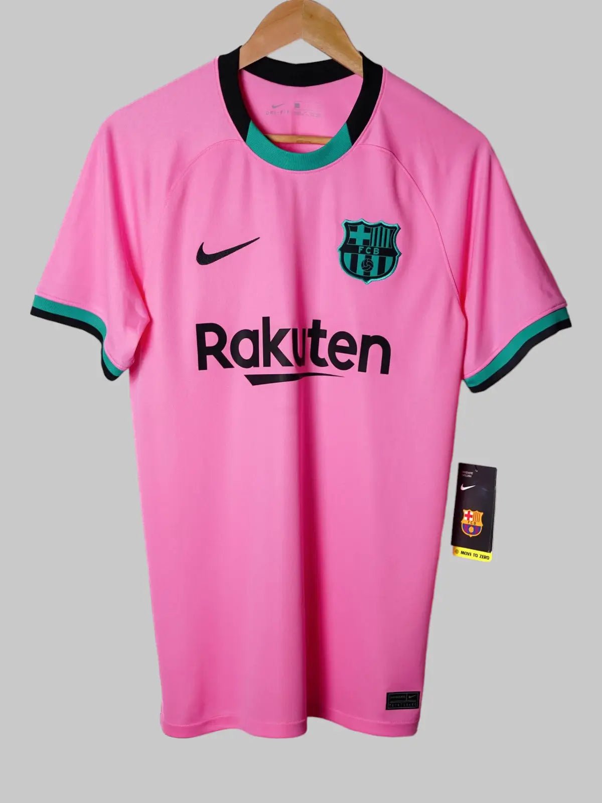 FC Barcelona Tercera Camiseta 2020/21 Messi 10 BNWT (S)