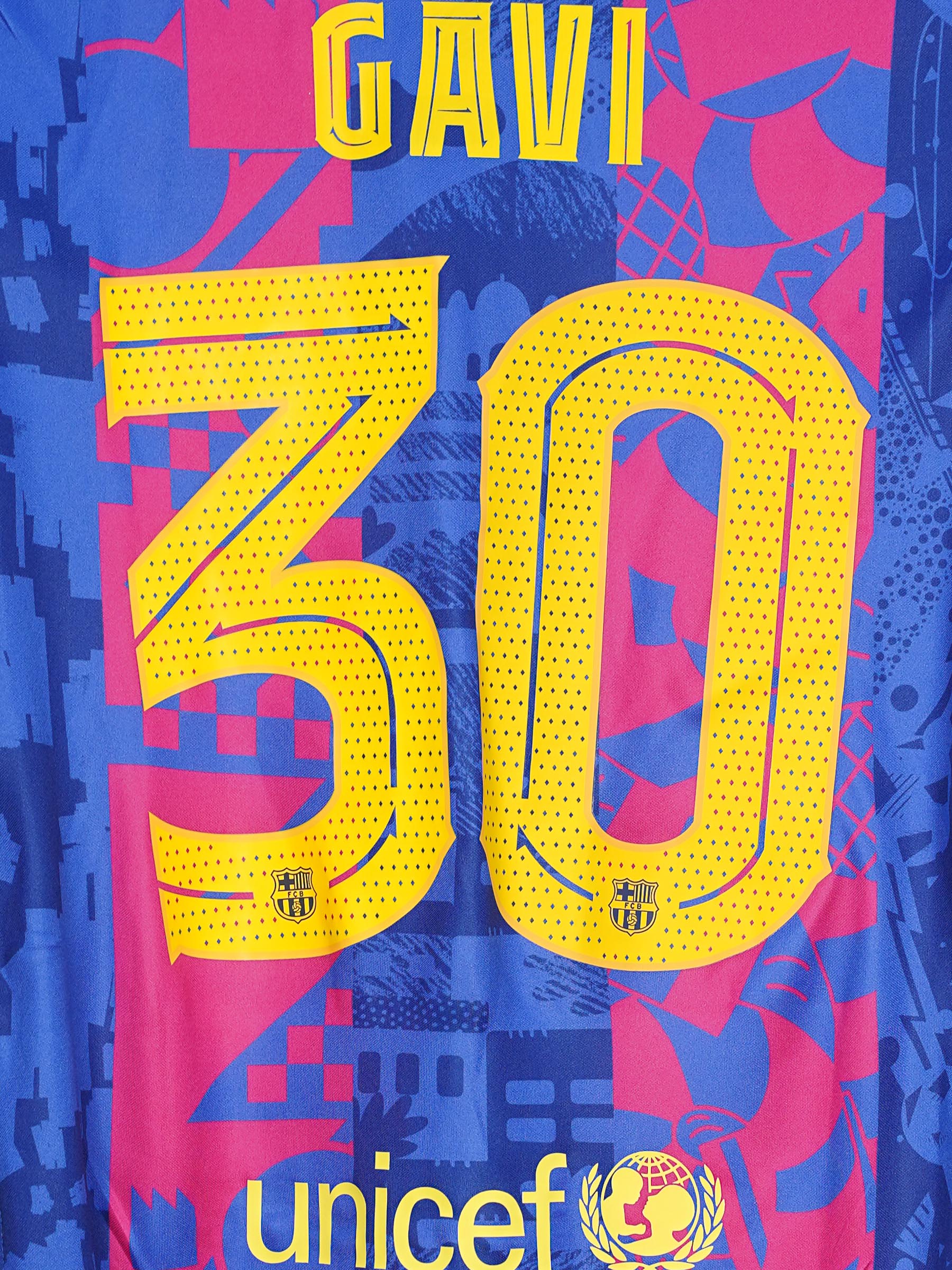 FC Barcelona Third Shirt 2021/22 Gavi 30 (S)