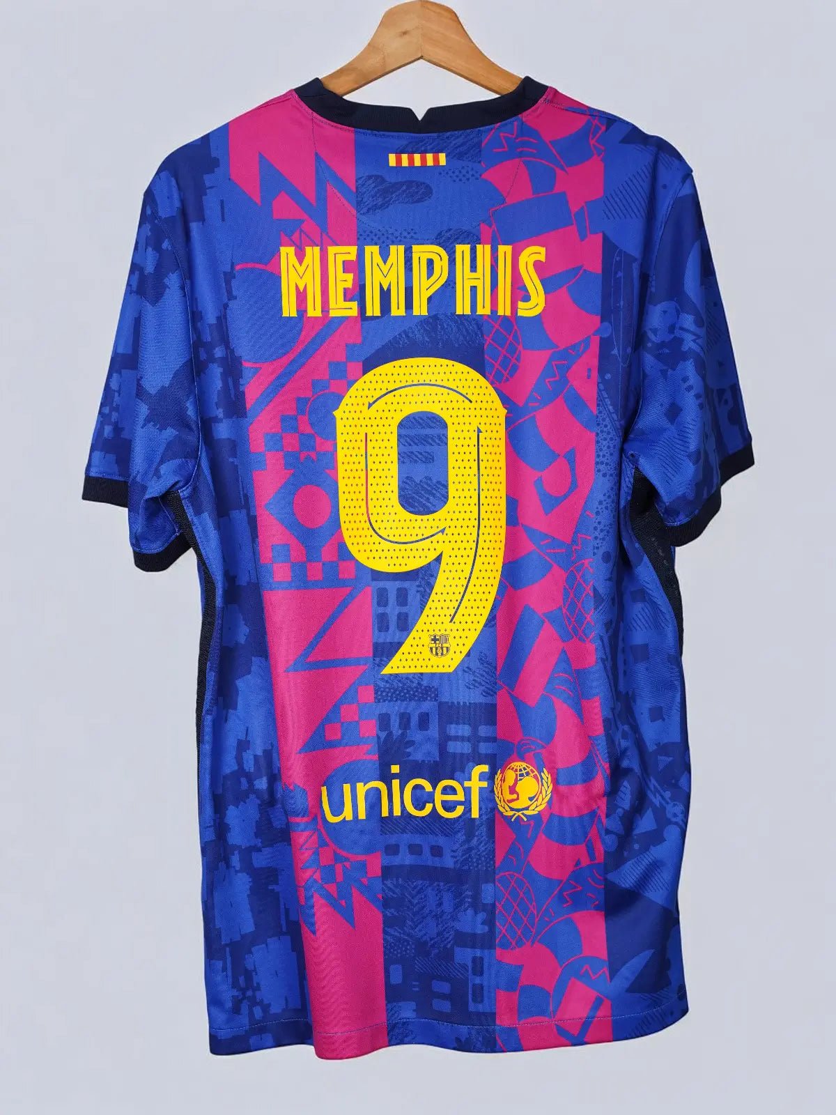 FC Barcelona Third Shirt 2021/22 Memphis 9 (L)