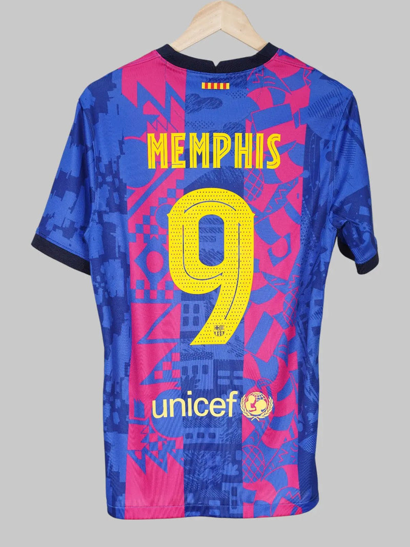 FC Barcelona Third Shirt 2021/22 Memphis 9 (M)