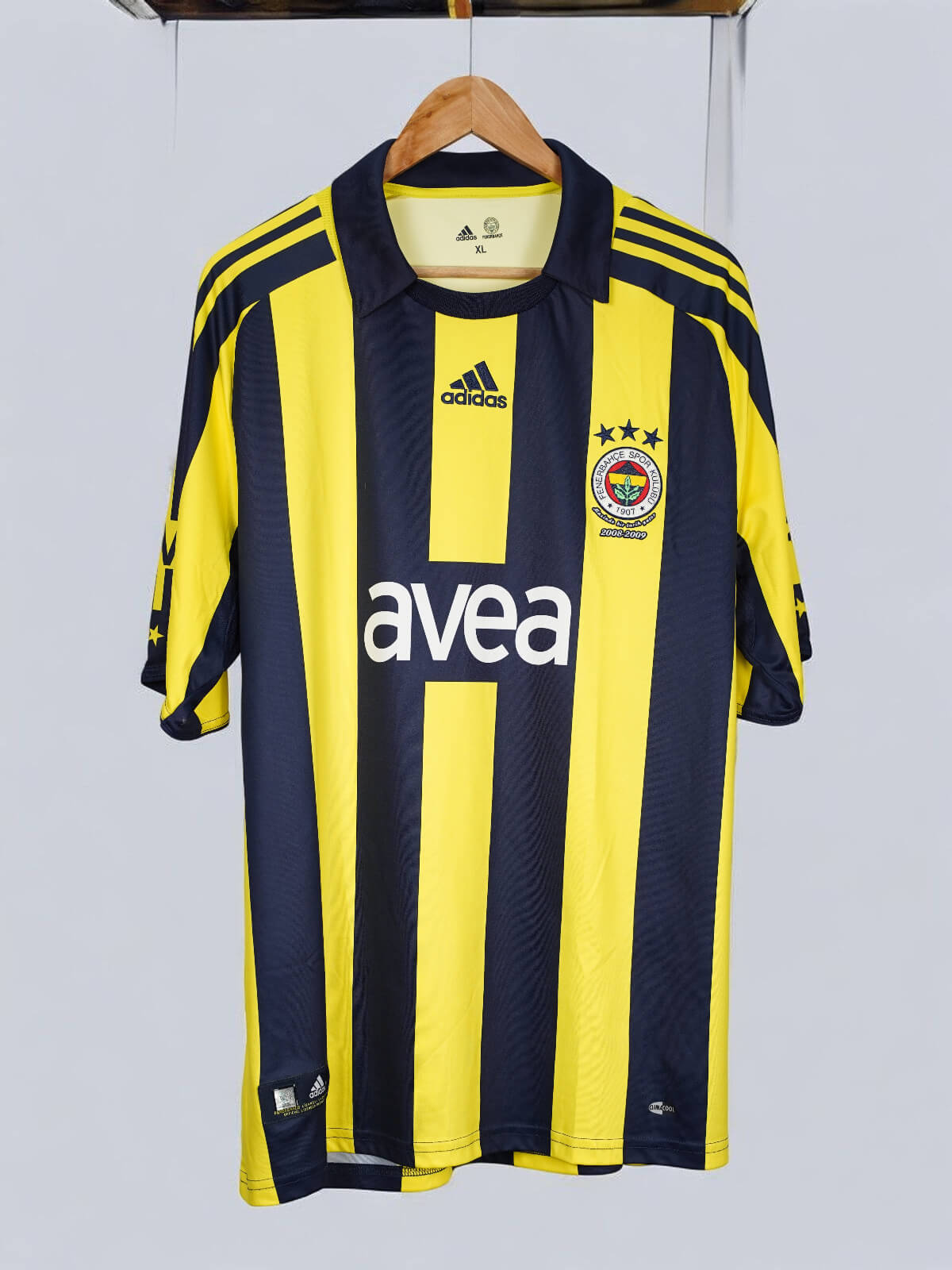 Fenerbahce Home Shirt 2008/9 R.Carlos 3 (XL)