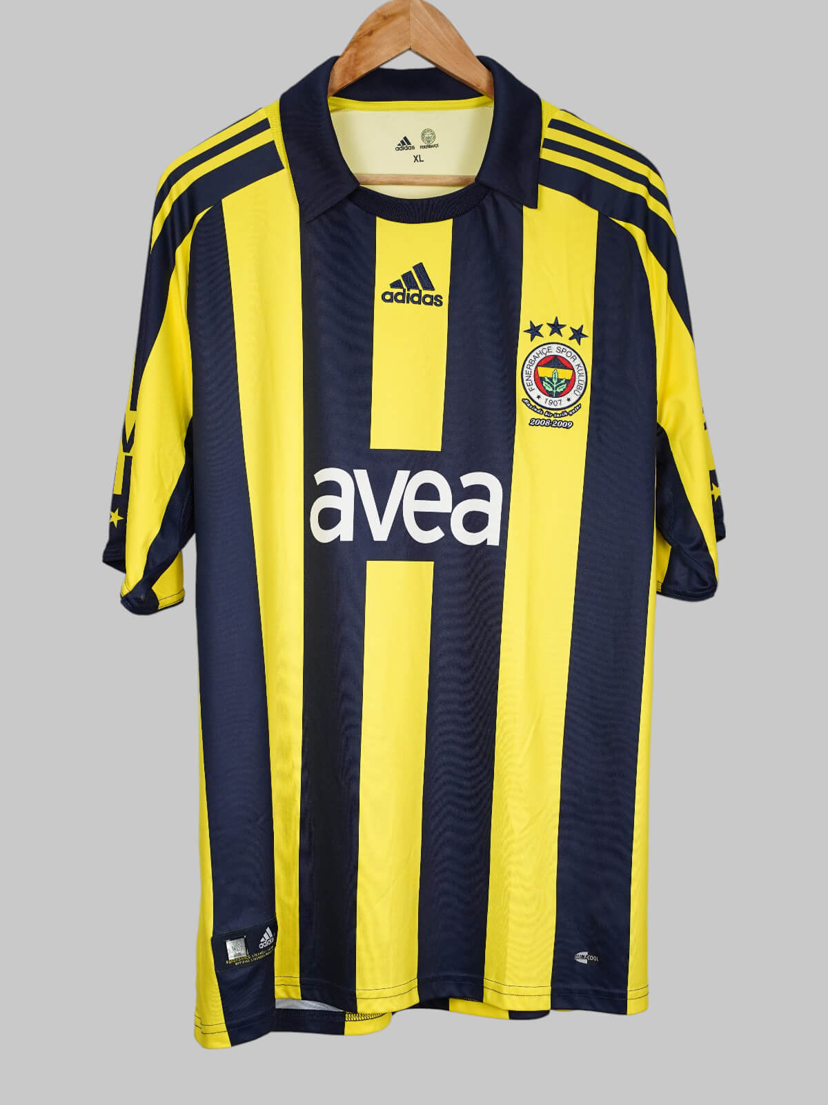 Fenerbahce Home Shirt 2008/9 R.Carlos 3 (XL)