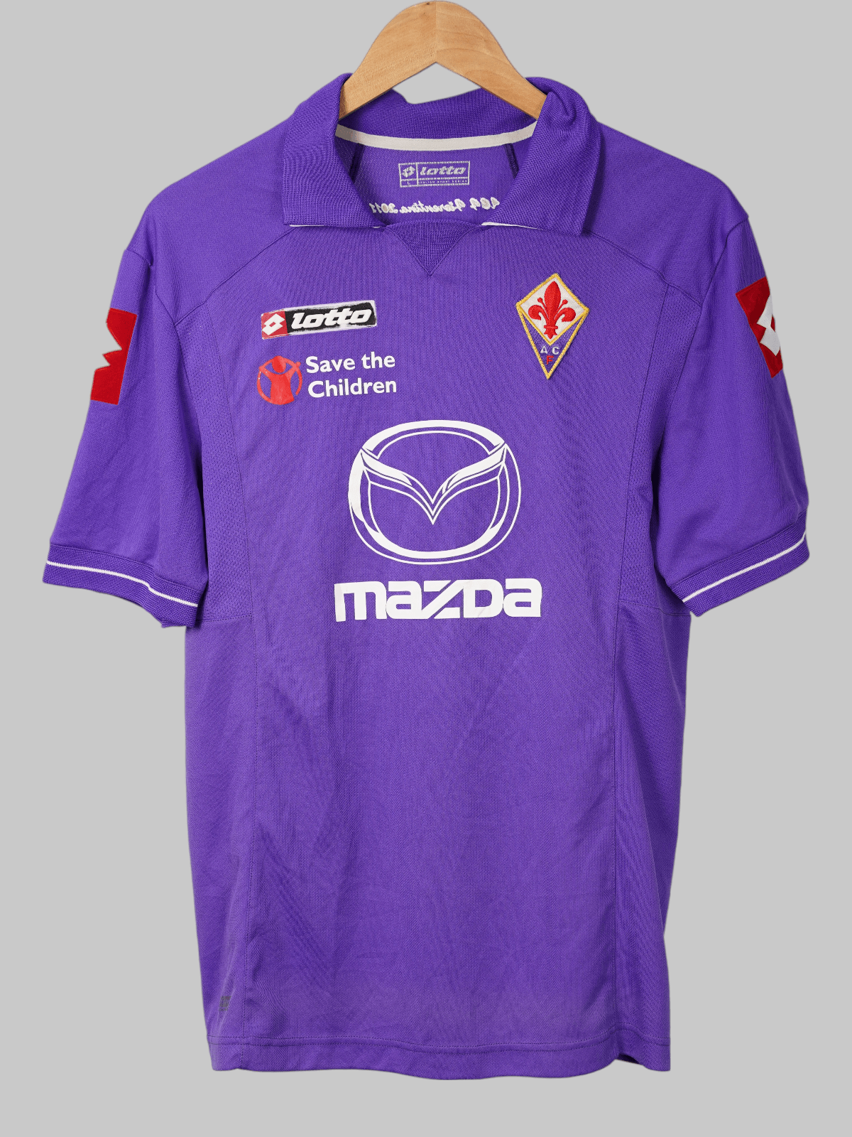 2011/12 Fiorentina Jovetić #8 Home Shirt (L) Lotto | First11
