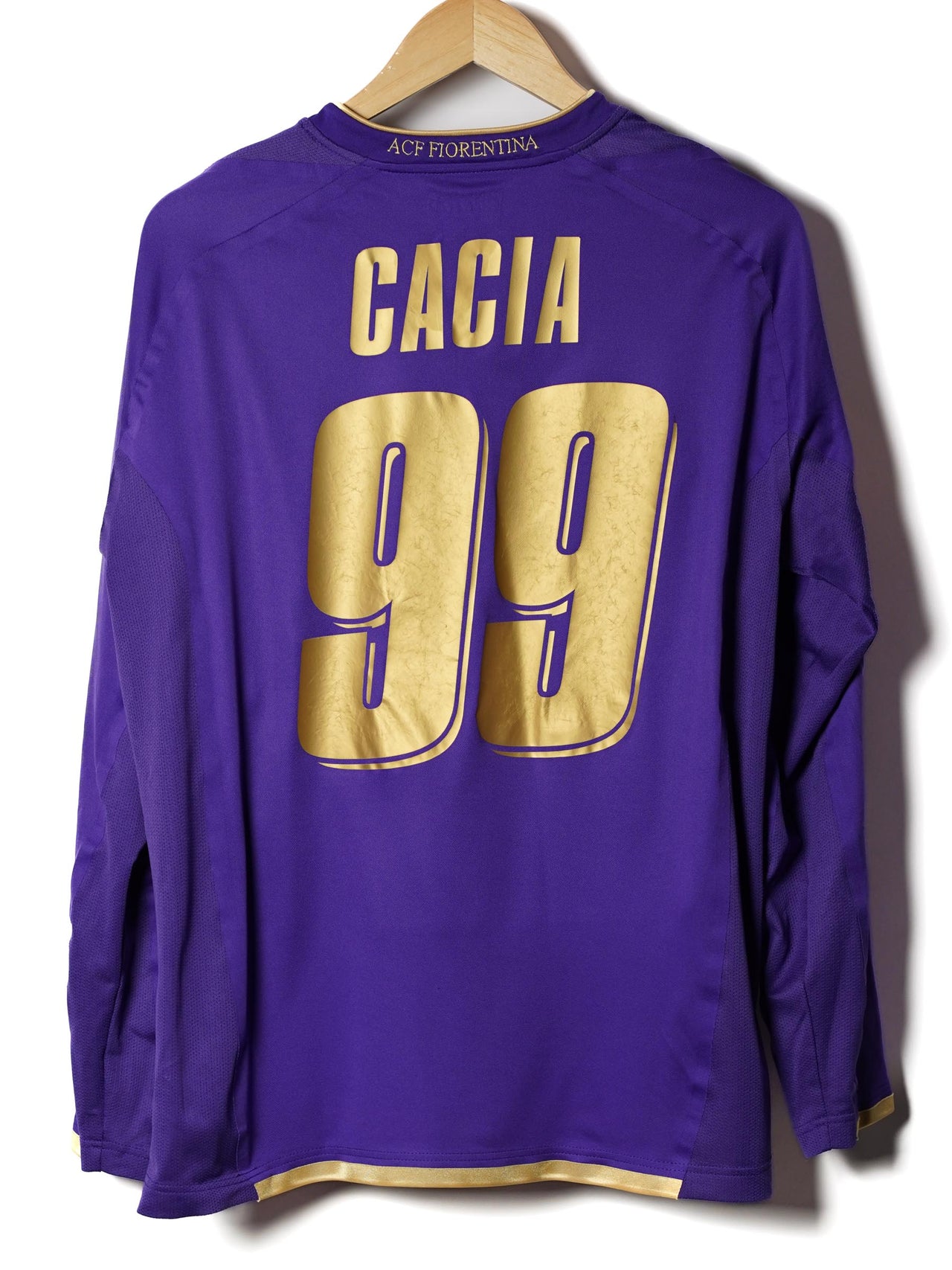 Fiorentina Home Shirt L/S 2007/8 Cacia #99 (L)