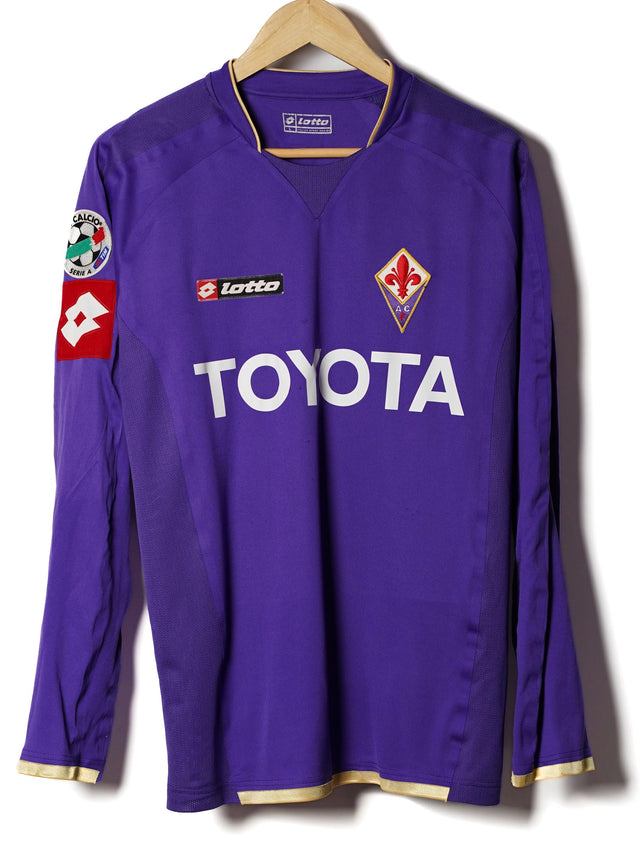 Fiorentina Home Shirt L/S 2007/8 Cacia #99 (L)