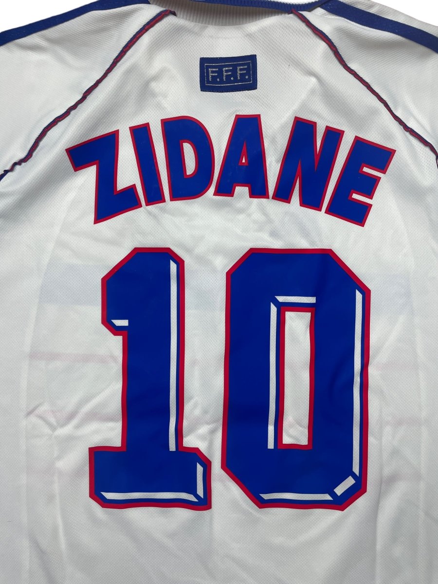 France 1998 Away Shirt Zidane #10 - 9/10 - L