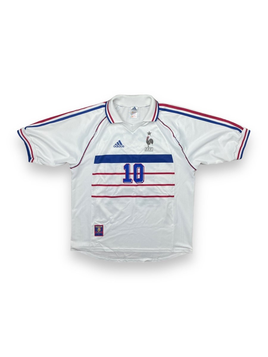 France 1998 Away Shirt Zidane #10 - 9/10 - L