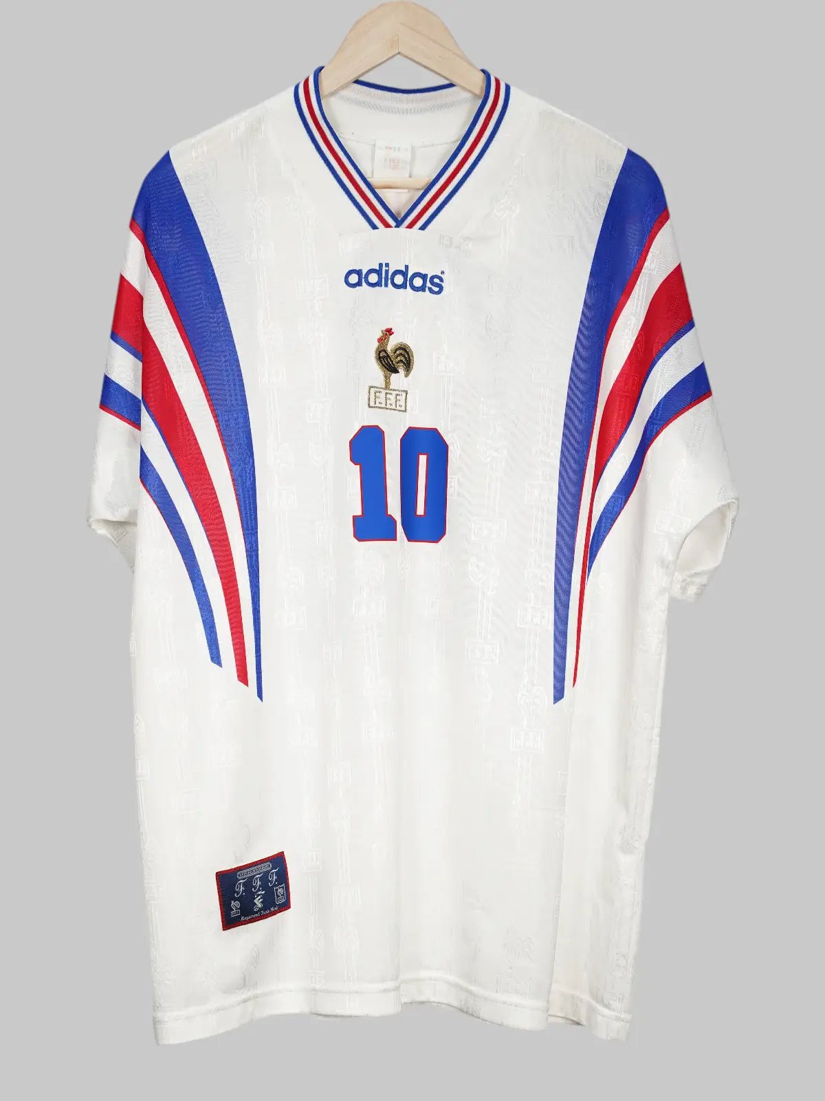 1996/97 France Zidane #10 Away Shirt (XXL) Adidas – First11