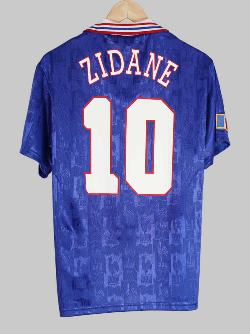 France Home Shirt 1996/97 Zidane 10 (M)