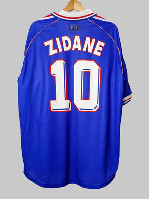 Camiseta local de Francia 1998/99 Zidane 10 (XL)