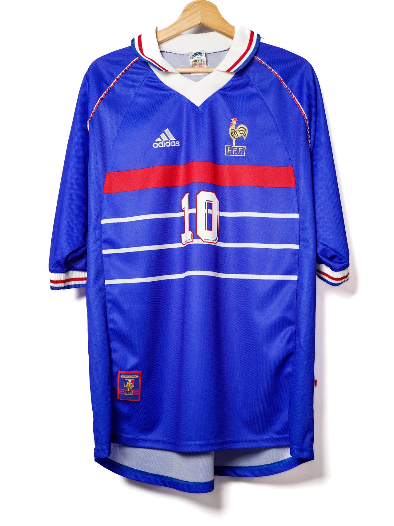 France Home Shirt 1998/99 Zidane 10 (XL)