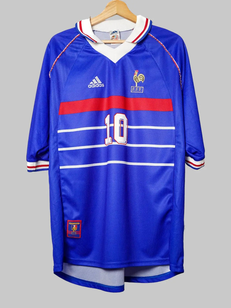 France Home Shirt 1998/99 Zidane 10 (XL)