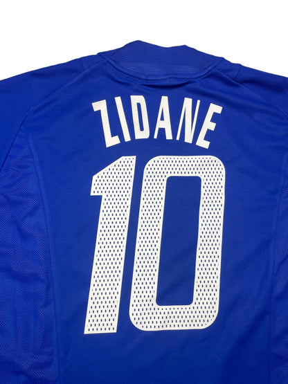 France Home Shirt 2002/3 Zidane #10 - 10/10 - XL