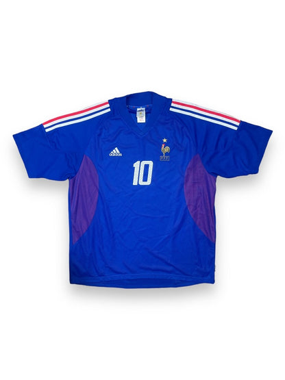 France Home Shirt 2002/3 Zidane #10 - 10/10 - XL