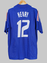 France Home Shirt 2002/4 Henry #12 (XL)