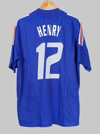 France Home Shirt 2002/4 Henry #12 (XL)