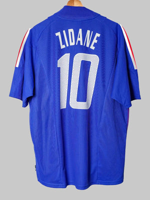 Frankrijk Thuisshirt 2002/4 Zidane 10 (L)