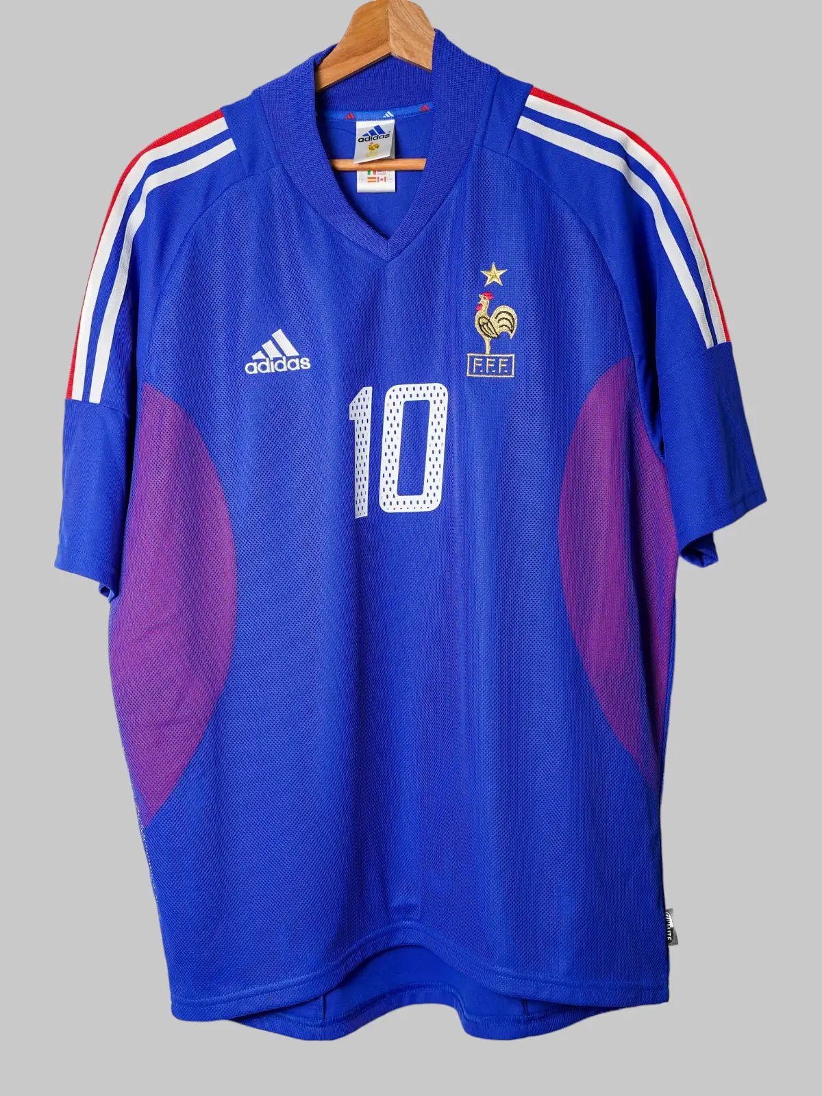 2002/04 France Zidane #10 Home Shirt (L) Adidas | First11