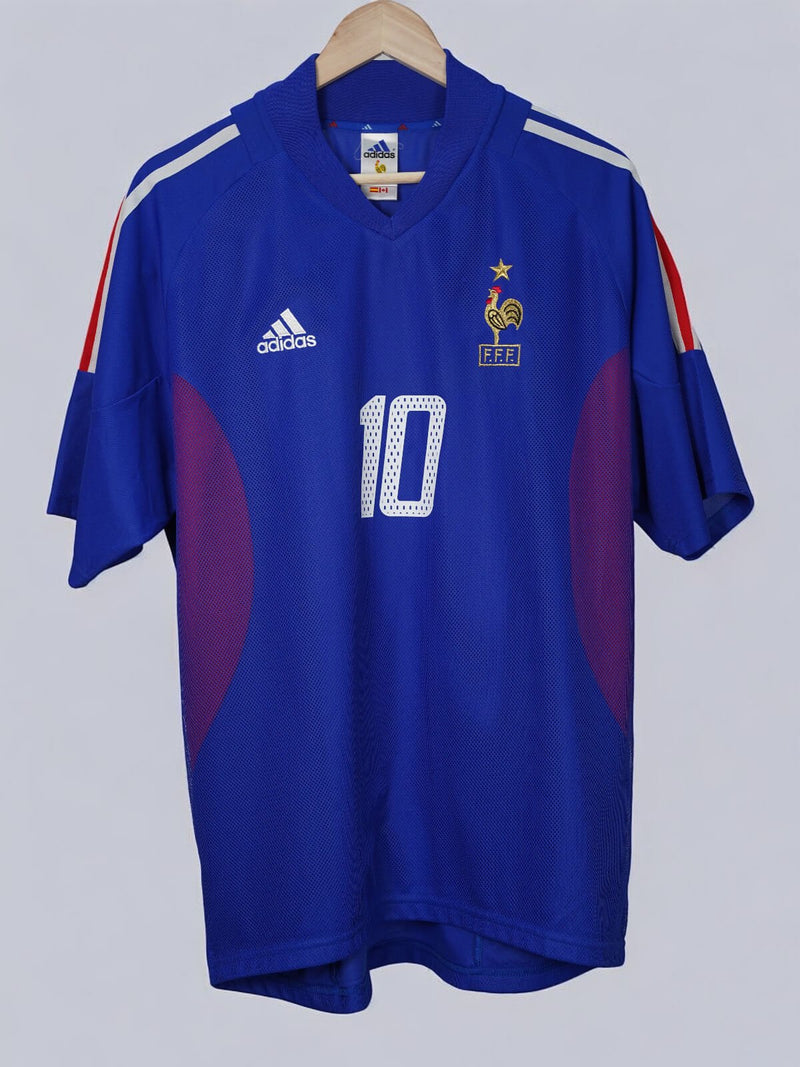 France Home Shirt 2002/4 Zidane 10 (L)