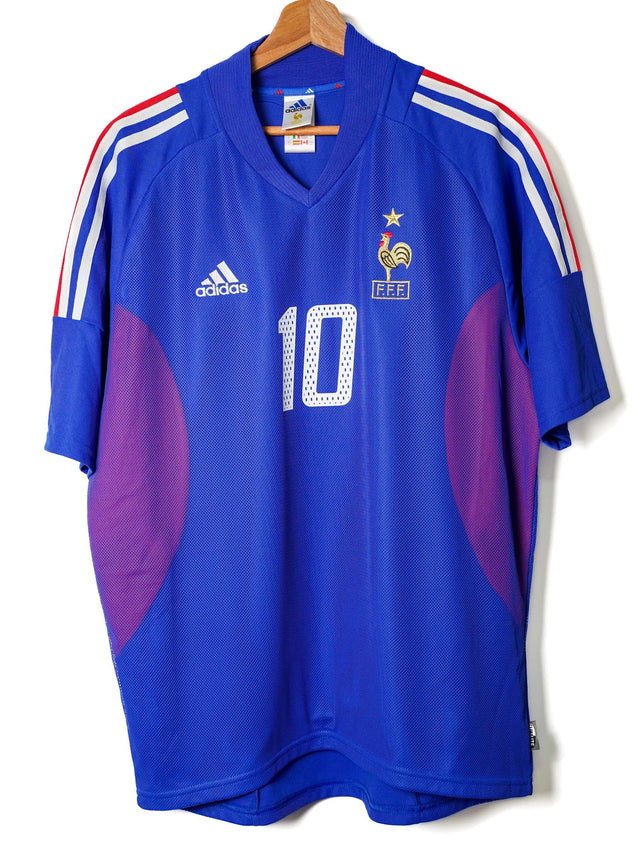 France Home Shirt 2002/4 Zidane 10 (L)