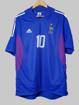 France Home Shirt 2002/4 Zidane 10 (M)