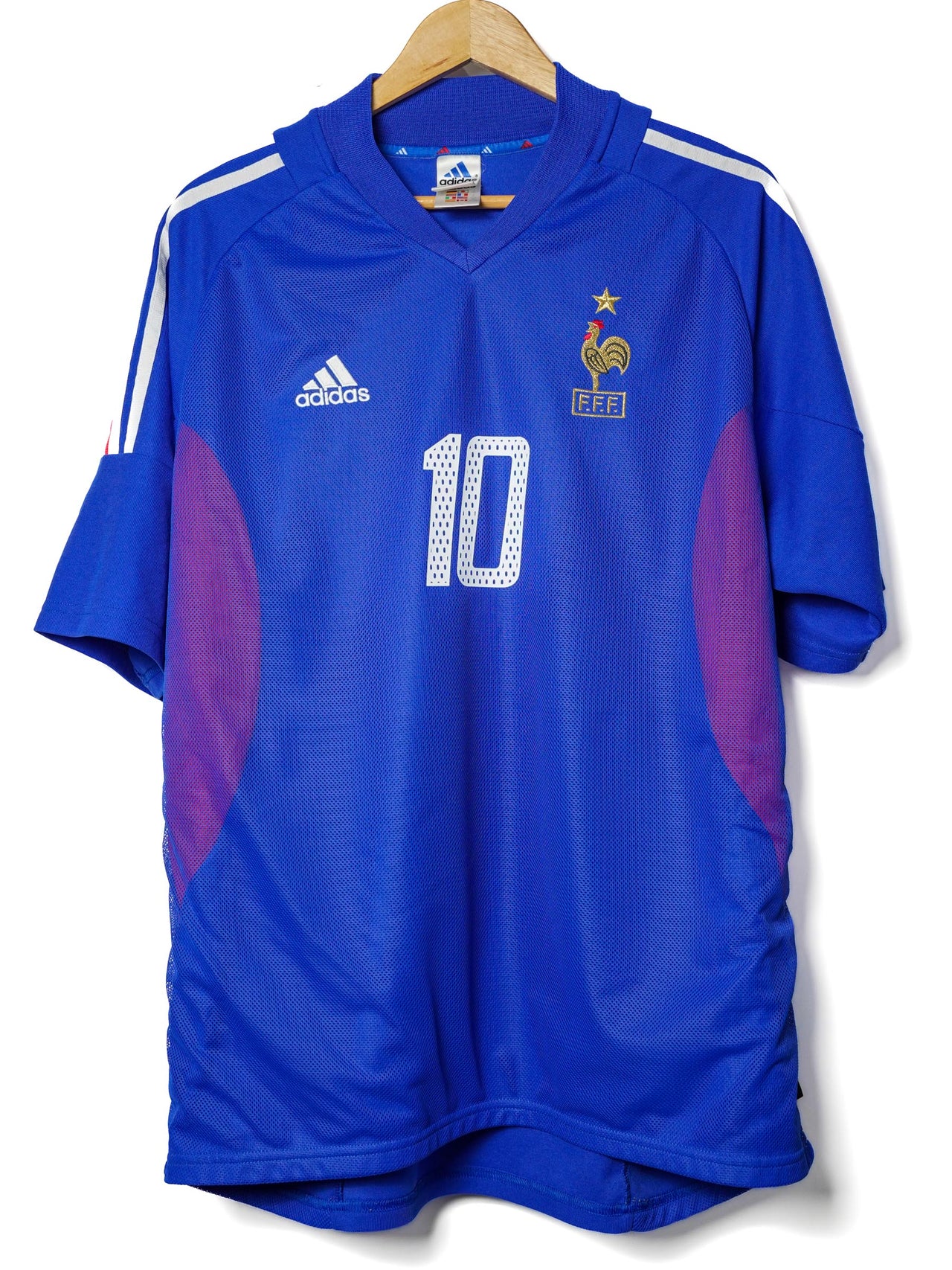 France Home Shirt 2002/4 Zidane 10 (XL)