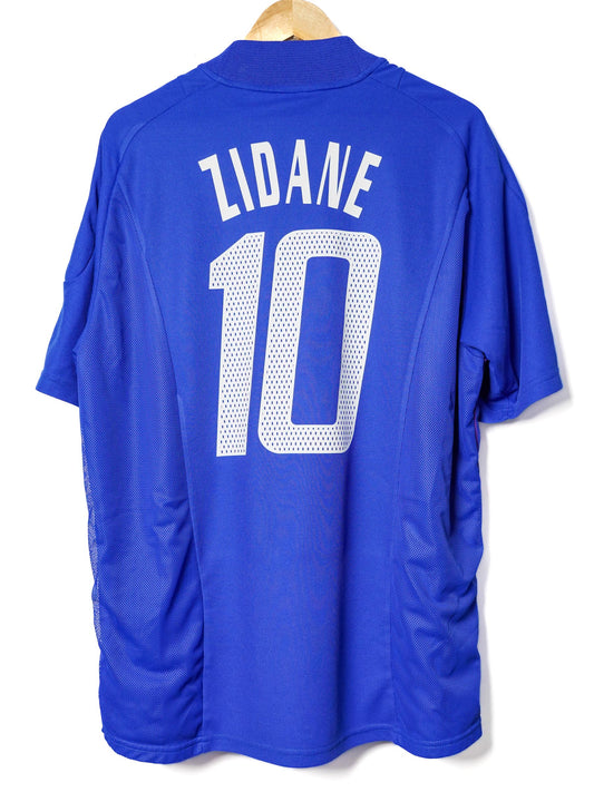 France Home Shirt 2002/4 Zidane 10 (XL)