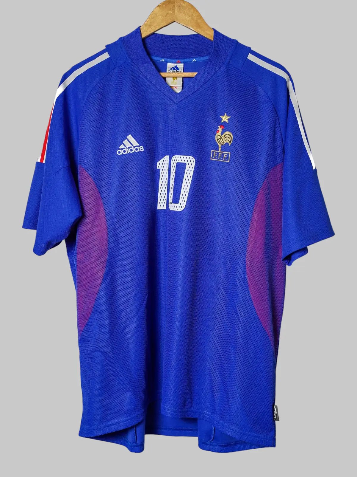 France Home Shirt 2002/4 Zidane 10 (XL)