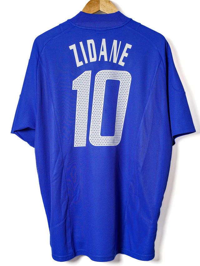 France Home Shirt 2002/4 Zidane 10 (XL)