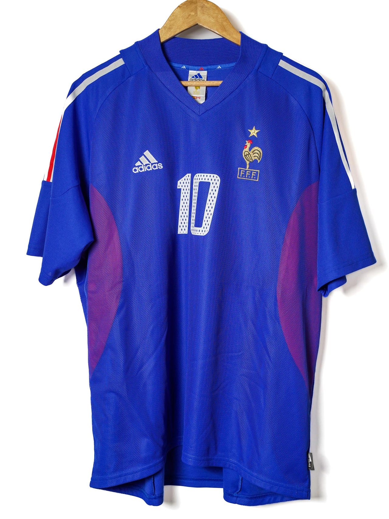 France Home Shirt 2002/4 Zidane 10 (XL)