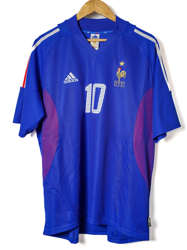 France Home Shirt 2002/4 Zidane 10 (XL)