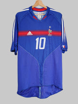 France Home Shirt 2004 - 06 Zidane 10 (XL)