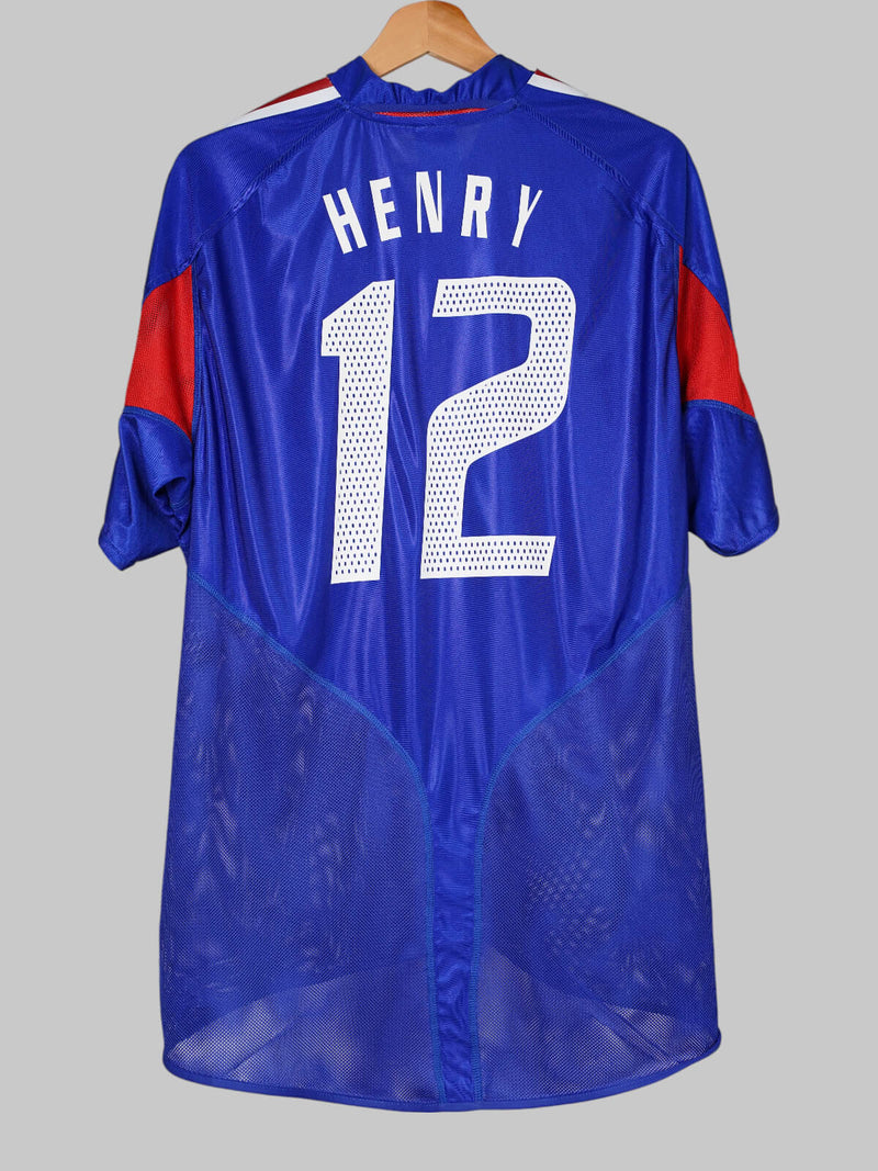 France Home Shirt 2004/5 Henry 12 (L)