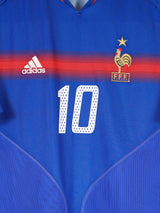 France Home Shirt 2004/5 Zidane 10 (XL)
