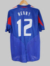 Camiseta de local de Francia 2004/6 Henry #12 (L)