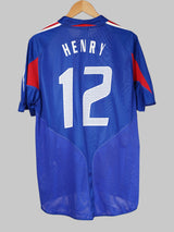 France Home Shirt 2004/6 Henry 12 (L)